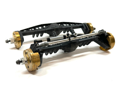 Axial Capra Complete Portal Axle Set w/ Brass Hop Ups & Steering Links