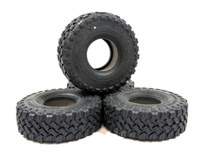1.9 4.65 Vanquish Falken Wildpeak M/T Scale Tire Set of 4 White Compound
