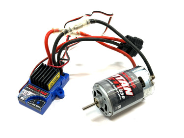 Traxxas TRX4 Stock XL5 HV Brushed Crawler ESC & Titan 21 T Brushed Reversed Crawler Motor