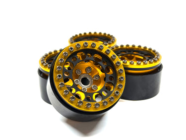 1.9 Aluminum Bead Lock Wheels w/ Hubs