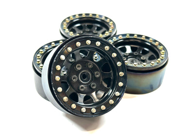 1.9 SSD RC Aluminum Bead Lock Wheels w/ Scale Hardware