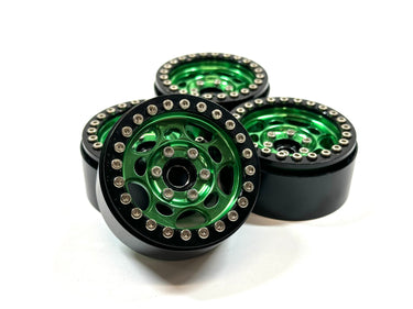 1.9 Aluminum Bead Lock Wheels (Green)