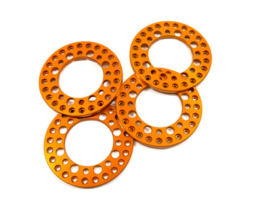 Vanquish 1.9 Aluminum OMF Holy Bead Lock Wheel Rings (Orange)