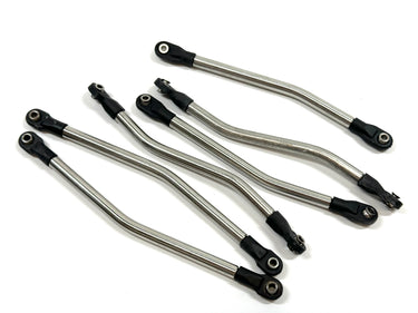 Vanquish Stainless Suspension Link Set For Axial RR10 Bomber (No Steering Or Trailing Arm Links)