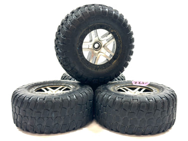 Traxxas Slash Tires &amp; Wheels 4WD Front &amp; Rear Or 2WD Rear Only