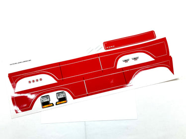 Traxxas TRX4 Red Ford Bronco Decal Sheet