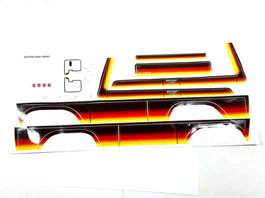 Traxxas TRX4 Ford Bronco Sunset Decal Sheet