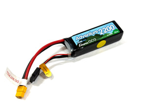 Gens ACE Adventure 2200 Mah 11.1v 3s 60c Lipo Battery