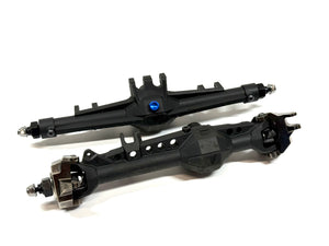 Vanquish F10 Straight Axle Set w/ SSD Brass Steering Knuckles & Aluminum 3rd Member