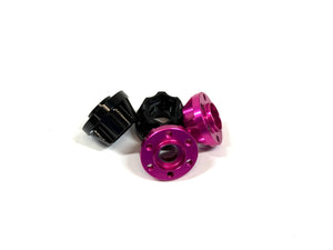 Pink & Black SLW Hub Set 350 Size Set of 4 No Hardware