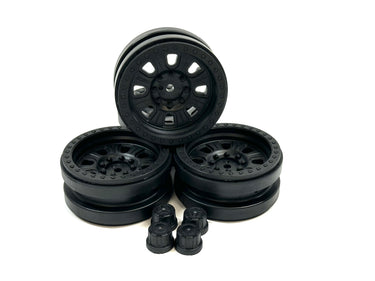 1.9 Axial Capra Plastic Bead Lock Wheels & Scale Wheel Nut Covers