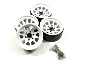 Injora 1.9 Wagon Wheel Style Bead Lock Wheels Set of 4