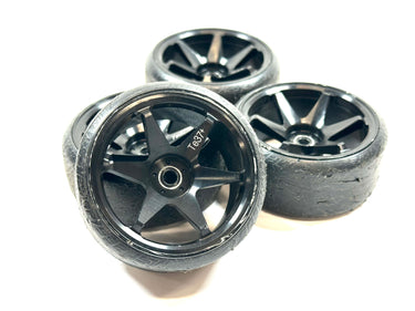 TE37+ Aluminum 1/10 Drifting Wheels & MST Tires