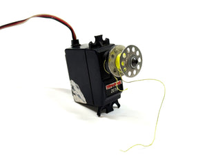 (Damaged Servo Ears) Home Made Traxxas Servo Winch w/ Drum & Line
