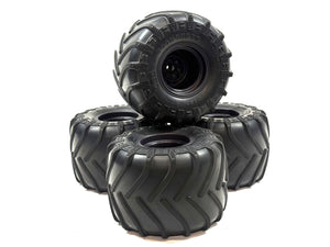 JConcepts JCT 2.6" Monster Truck Tires & Wheels Full Set of 4