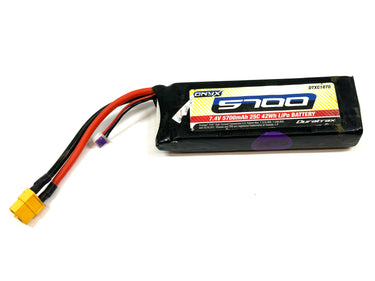 ONYX 5700Mah 7.4v 2s 25C Lipo Battery XT60 Connector