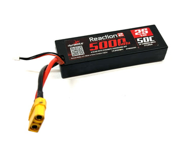 Dynamite Reaction 2 5000Mah 50C 2s 7.4v Lipo Battery XT90 Connector