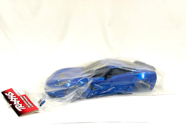 New Traxxas 4Tec Chevrolet Z06 Lexan On Road Body Paint Blue