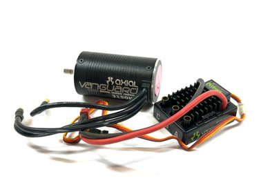 Stock Axial Yeti Vanguard Brushless ESC w/ Vanguard 3150kv Brushless Motor