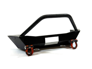 Steel Front Bumper w/ Winch Mount & D-Rings