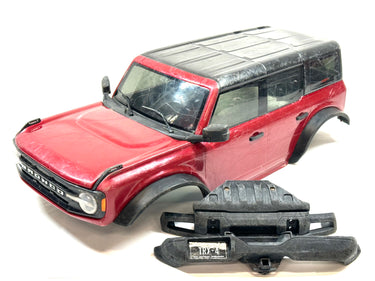 Traxxas 2021 Ford Bronco Lexan Body w/ Stock Bumper Set & Clipless Mounting System