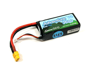 Gens ACE Adventure 3600 Mah LIPO 11.4v 50c Battery