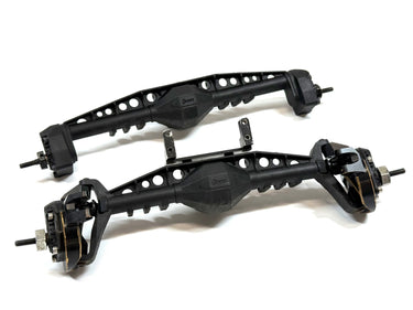 Axial Capra Complete Portal Axle Set w/ Brass Treal Steering Knuckles