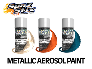 New Spaz Stix Metallic Aerosol Paint 3.5oz Can (Various Colors)