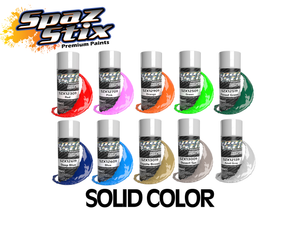 New Spaz Stix Solid Aerosol Paint, 3.5oz Can