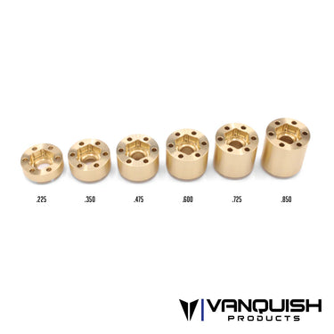 New Vanquish Products Brass SLW Wheel Hubs (Select Your Size)