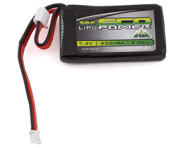 New EcoPower "Trail" SCX24 2S 30C LiPo Battery w/PH2.0 Connector (7.4V/450mAh)