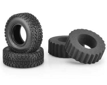 New JConcepts Bounty Hunters Scale Country Class 1 1.9" Crawler Tires (2) (Green) No. 3114-02
