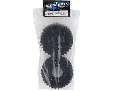 New JConcepts The Hold 1.9" Rock Crawler Tires (2) (Green) No. 4027-02