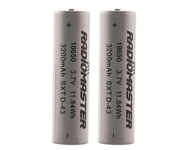 New RadioMaster 18650 LiIo Battery (2) (3.7V/3200mAh)