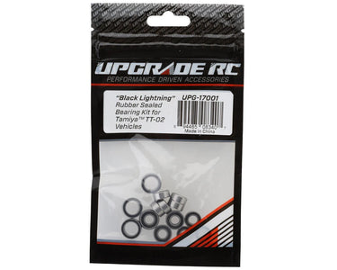 New UpGrade RC "Black Lightning" Rubber Sealed Bearing Kit for Tamiya® TT-02
