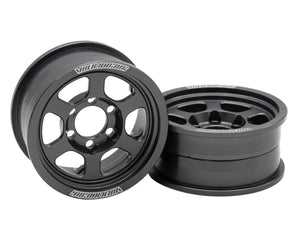 New Vanquish Products 1.9" Volk Racing TE37XT CNC Aluminum Crawler Beadlock Wheels (Grey) (2) (M-SPEC)
